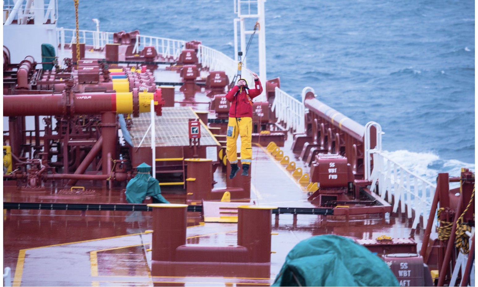 Crew on deck