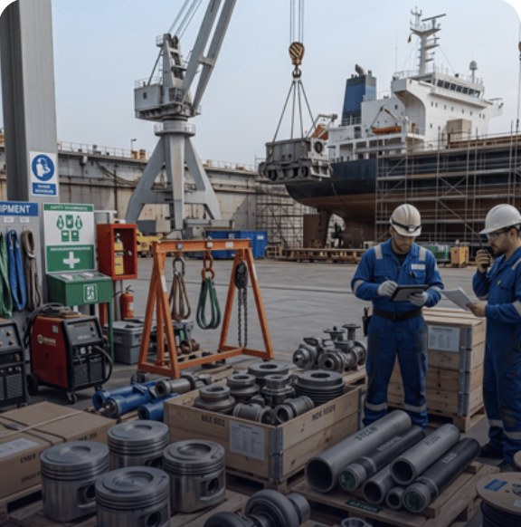 Spare parts supply and logistics
