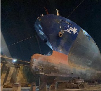 M.V. Nord Potomac — Dry-docking & 5-yearly services